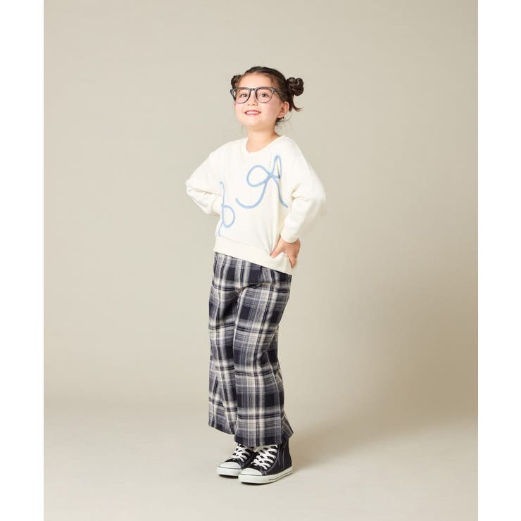 [120 160]【立体リボンがカワイイ 通学にもオススメ】リボンテープ裏毛トレ… | a.v.v【KIDS】 | 詳細画像20 