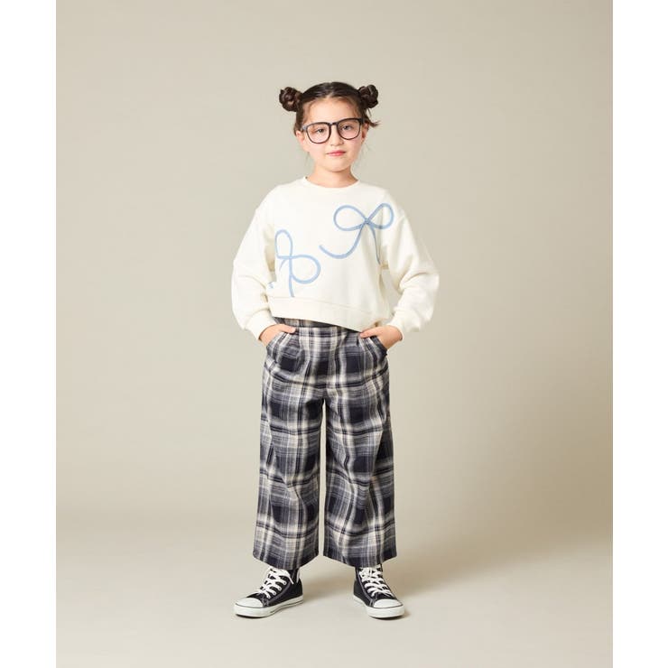 [120 160]【立体リボンがカワイイ 通学にもオススメ】リボンテープ裏毛トレ… | a.v.v【KIDS】 | 詳細画像21 