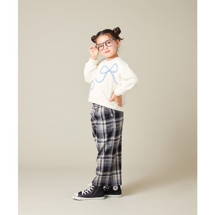 [120 160]【立体リボンがカワイイ 通学にもオススメ】リボンテープ裏毛トレ… | a.v.v【KIDS】 | 詳細画像23 