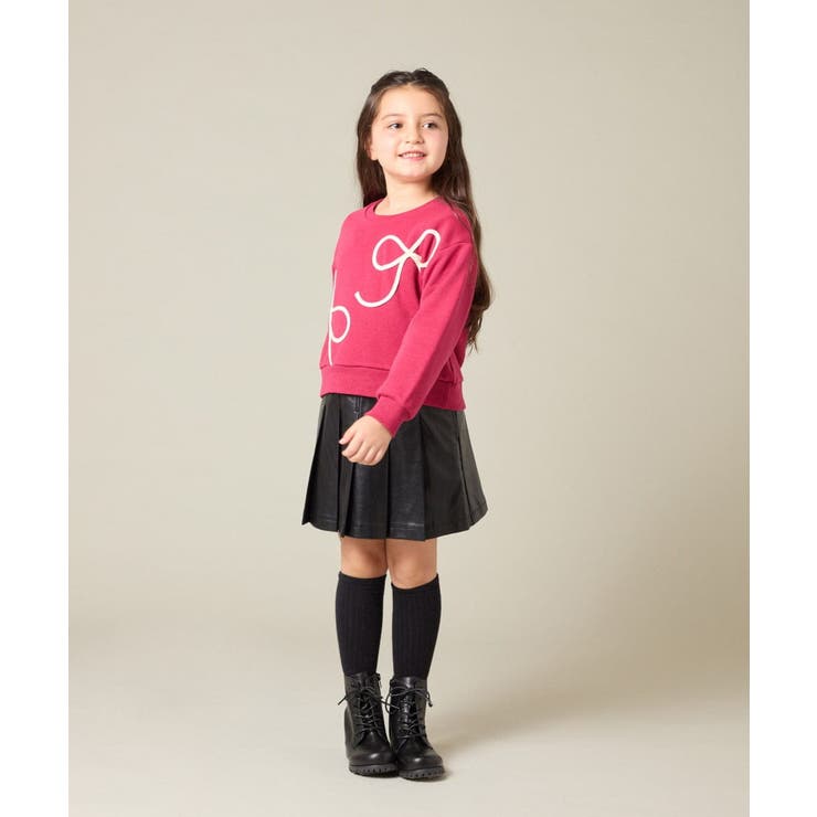 [120 160]【立体リボンがカワイイ 通学にもオススメ】リボンテープ裏毛トレ… | a.v.v【KIDS】 | 詳細画像28 