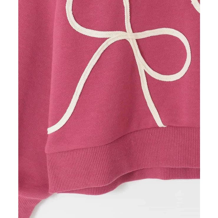 [120 160]【立体リボンがカワイイ 通学にもオススメ】リボンテープ裏毛トレ… | a.v.v【KIDS】 | 詳細画像6 