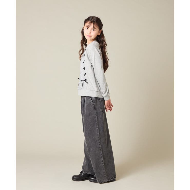 [120 160]【通学にもオススメ ケーブルニット×裏毛 | a.v.v【KIDS】 | 詳細画像21 