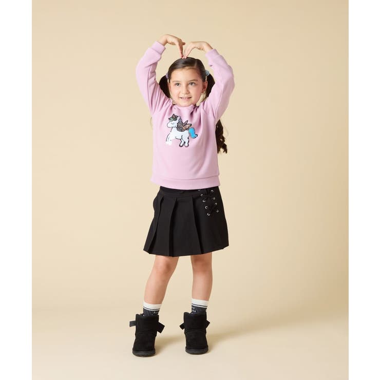 [110 150]【通学にもオススメ 選べる３デザイン】モチーフアソートトレーナ… | a.v.v【KIDS】 | 詳細画像7 