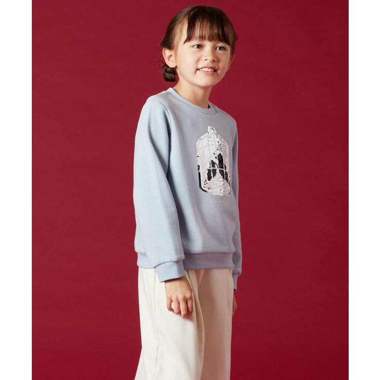 [100-130]スパンコール＆ロゴアソートトレーナー | a.v.v【KIDS】 | 詳細画像10 