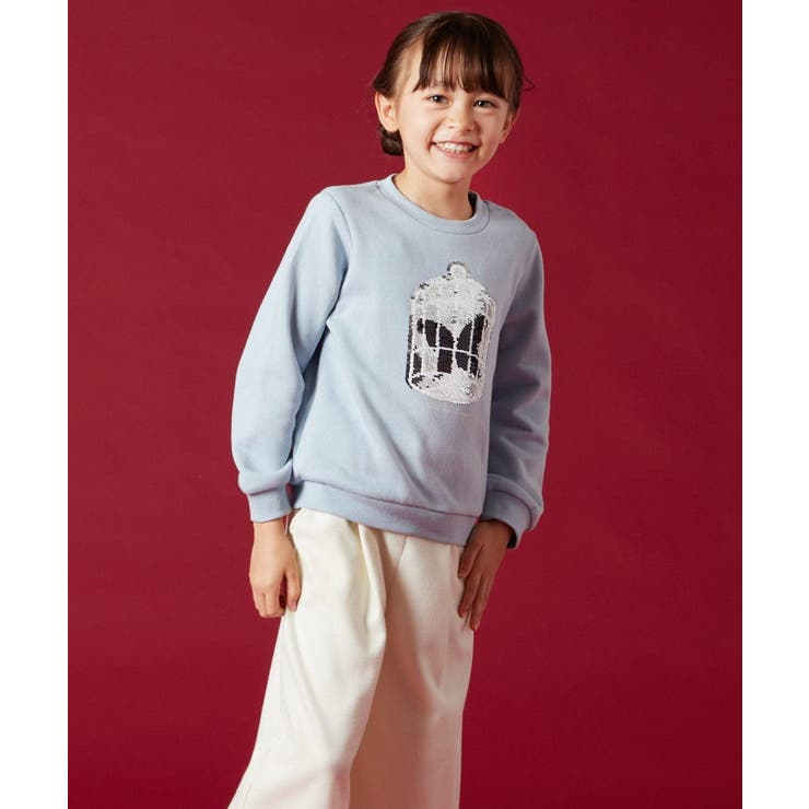 [100-130]スパンコール＆ロゴアソートトレーナー | a.v.v【KIDS】 | 詳細画像11 