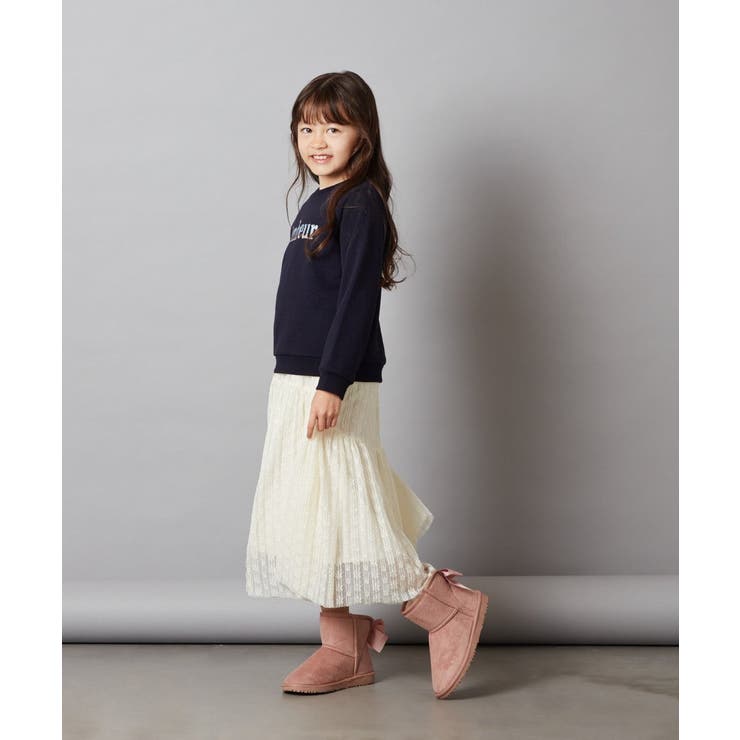 [100-130]スパンコール＆ロゴアソートトレーナー | a.v.v【KIDS】 | 詳細画像33 