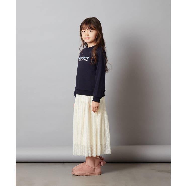 [100-130]スパンコール＆ロゴアソートトレーナー | a.v.v【KIDS】 | 詳細画像35 