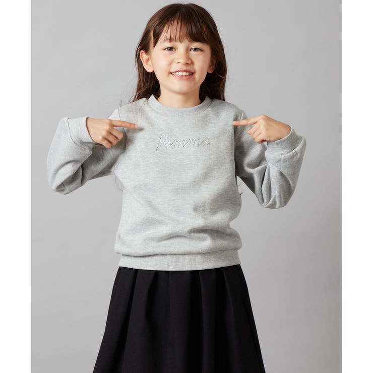 160]スパンコール＆ロゴアソートトレーナー[品番：ITKW0014546]｜a.v.v  