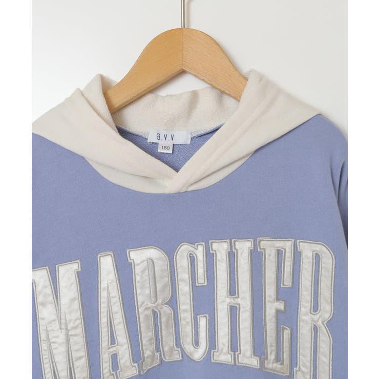 [130]オーバーシルエット配色ロゴスウェット | a.v.v【KIDS】 | 詳細画像25 