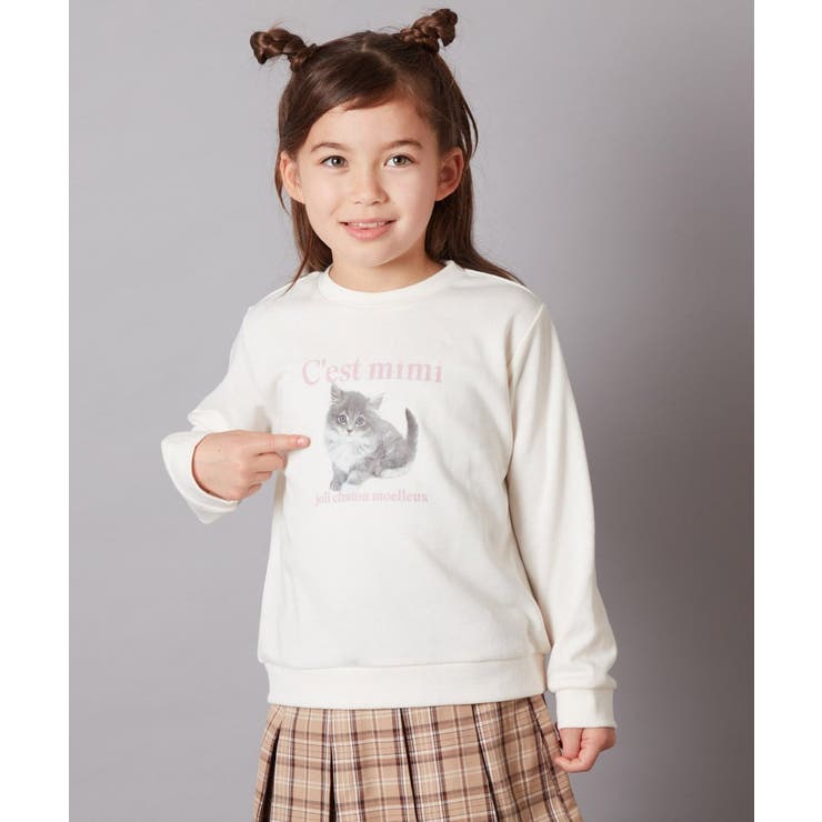 [100-130]アソートアート裏毛トレーナー | a.v.v【KIDS】 | 詳細画像1 