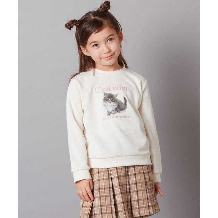 [100-130]アソートアート裏毛トレーナー | a.v.v【KIDS】 | 詳細画像10 