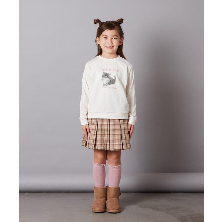 [100-130]アソートアート裏毛トレーナー | a.v.v【KIDS】 | 詳細画像11 