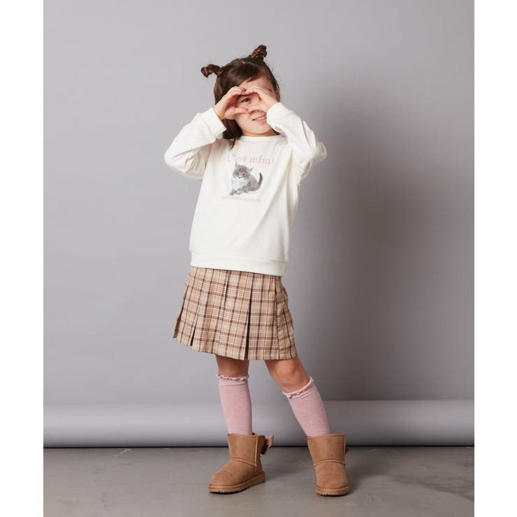 [100-130]アソートアート裏毛トレーナー | a.v.v【KIDS】 | 詳細画像13 