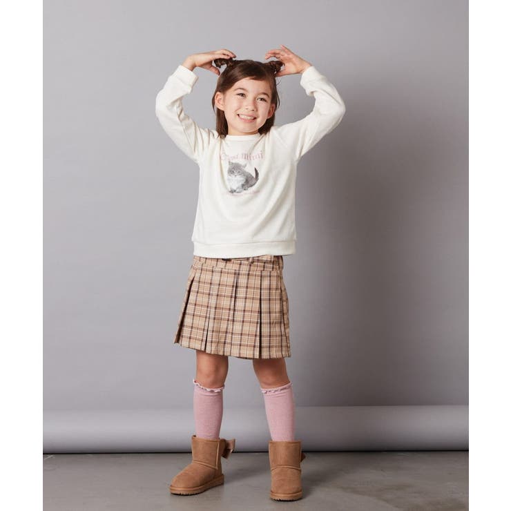 [100-130]アソートアート裏毛トレーナー | a.v.v【KIDS】 | 詳細画像14 