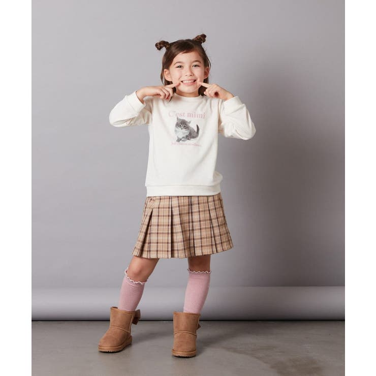 [100-130]アソートアート裏毛トレーナー | a.v.v【KIDS】 | 詳細画像15 