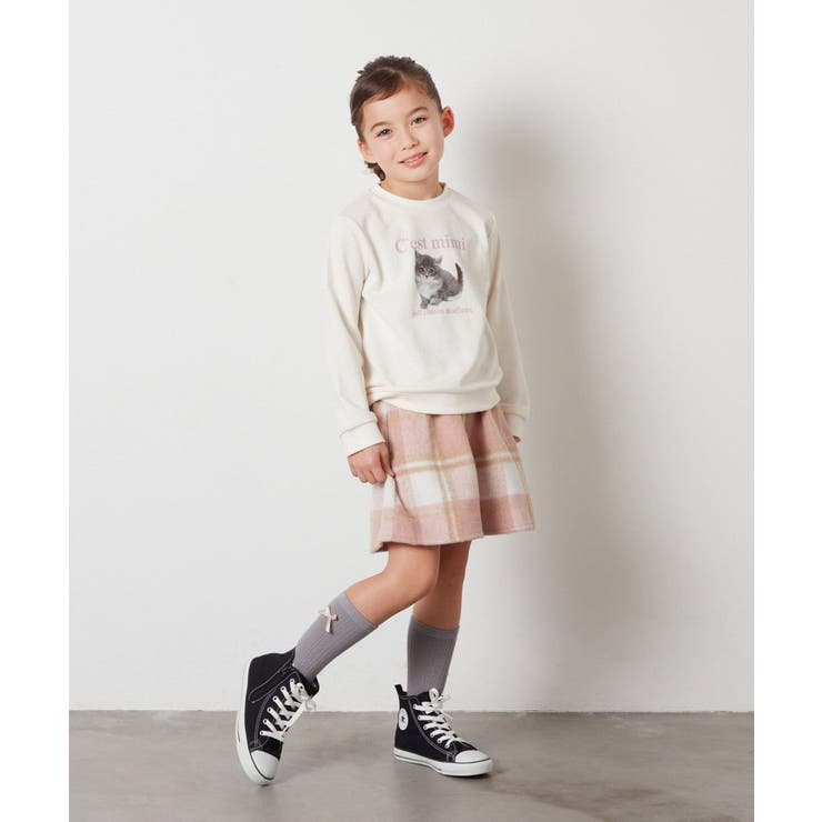 [100-130]アソートアート裏毛トレーナー | a.v.v【KIDS】 | 詳細画像16 