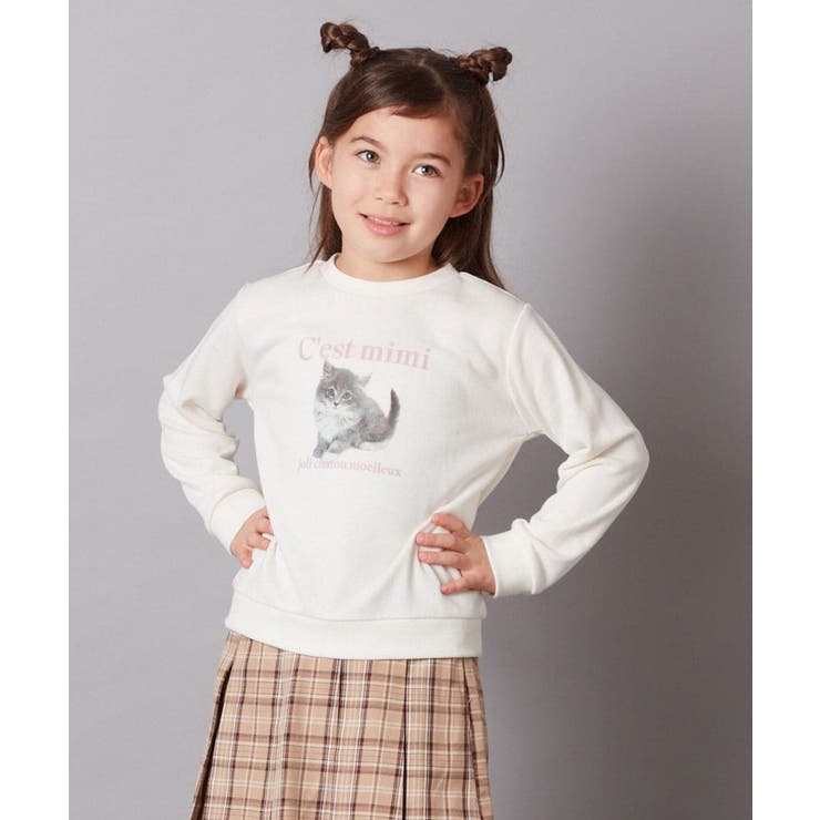 [100-130]アソートアート裏毛トレーナー | a.v.v【KIDS】 | 詳細画像9 