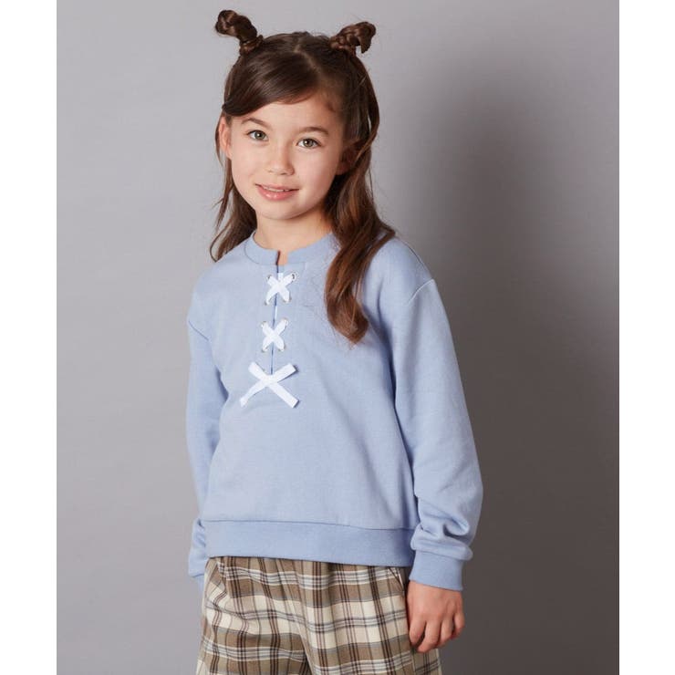 [100-130]フロントレースアップスウェット | a.v.v【KIDS】 | 詳細画像10 