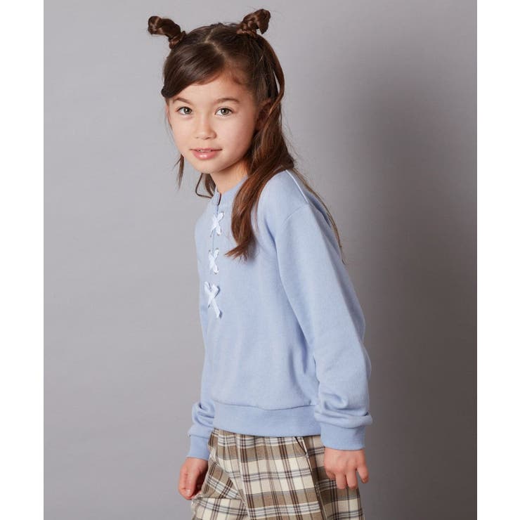 [100-130]フロントレースアップスウェット | a.v.v【KIDS】 | 詳細画像11 