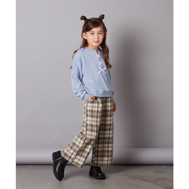 [100-130]フロントレースアップスウェット | a.v.v【KIDS】 | 詳細画像16 