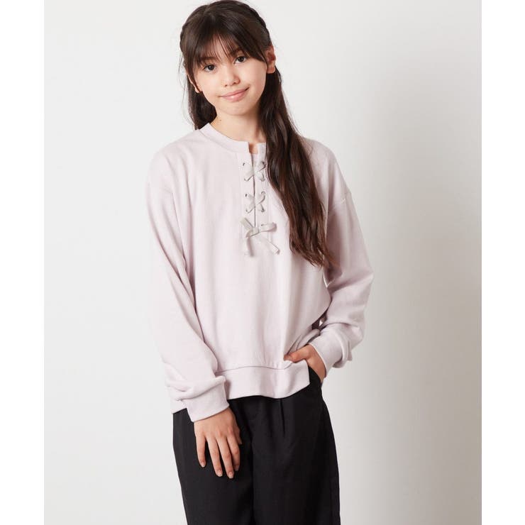 [100-130]フロントレースアップスウェット | a.v.v【KIDS】 | 詳細画像23 