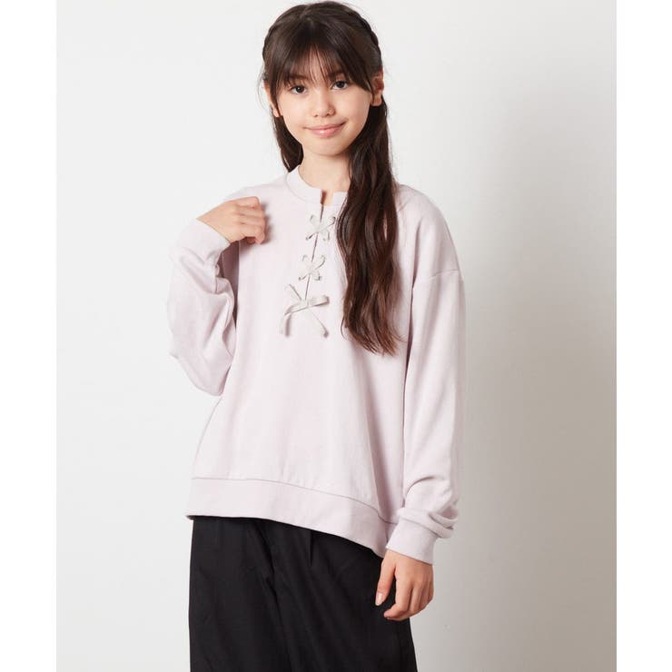 [100-130]フロントレースアップスウェット | a.v.v【KIDS】 | 詳細画像24 