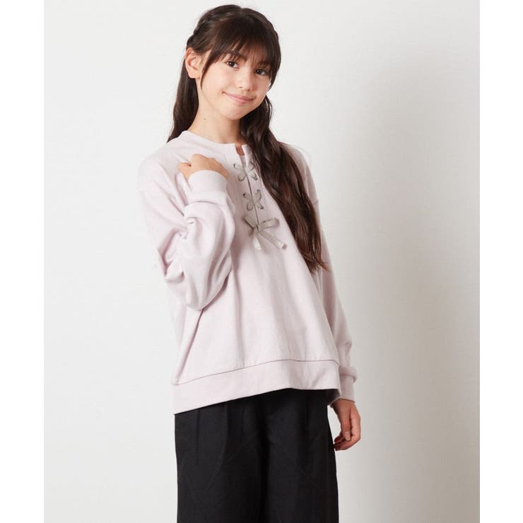 [100-130]フロントレースアップスウェット | a.v.v【KIDS】 | 詳細画像25 