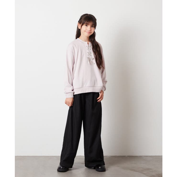 [100-130]フロントレースアップスウェット | a.v.v【KIDS】 | 詳細画像26 