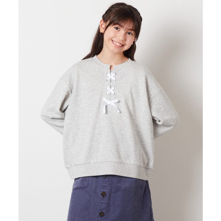 [100-130]フロントレースアップスウェット | a.v.v【KIDS】 | 詳細画像33 