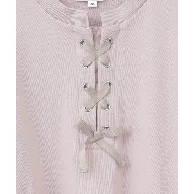 [100-130]フロントレースアップスウェット | a.v.v【KIDS】 | 詳細画像5 