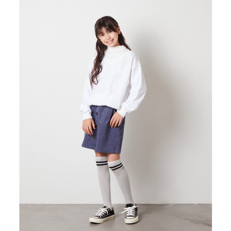 [100-130]ケーブルニットドッキングトレーナー | a.v.v【KIDS】 | 詳細画像17 