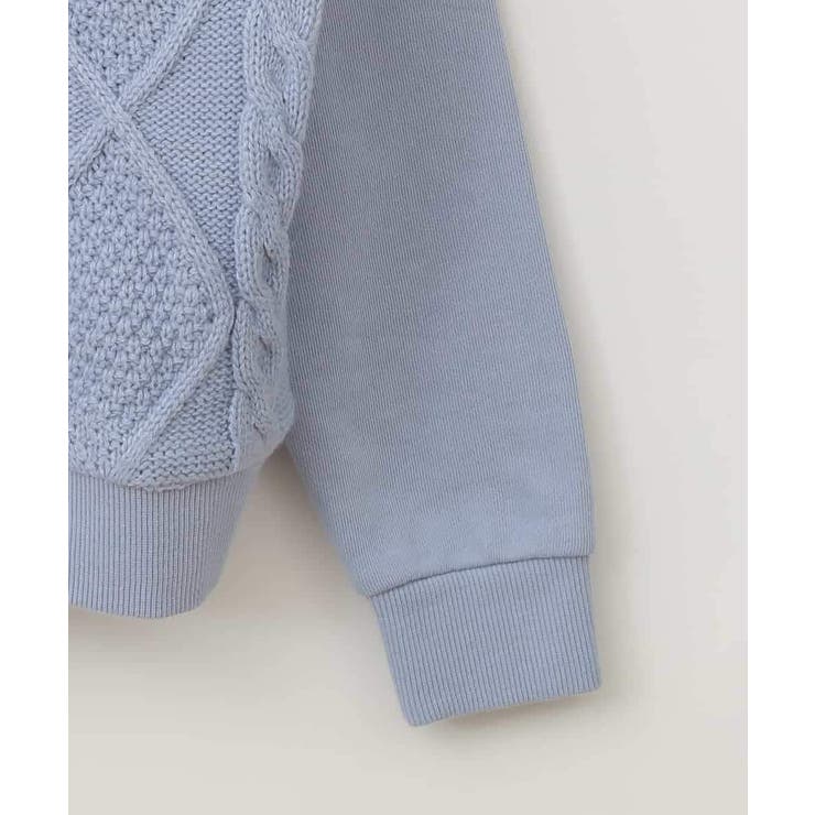 [100-130]ケーブルニットドッキングトレーナー | a.v.v【KIDS】 | 詳細画像24 