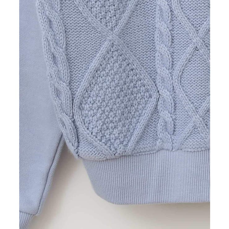 [100-130]ケーブルニットドッキングトレーナー | a.v.v【KIDS】 | 詳細画像25 