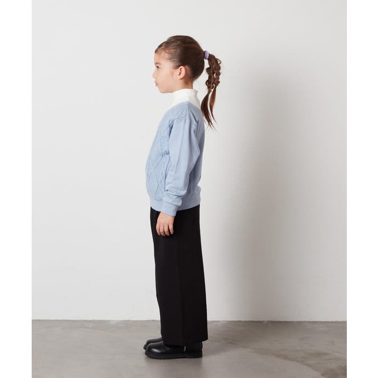 [100-130]ケーブルニットドッキングトレーナー | a.v.v【KIDS】 | 詳細画像9 