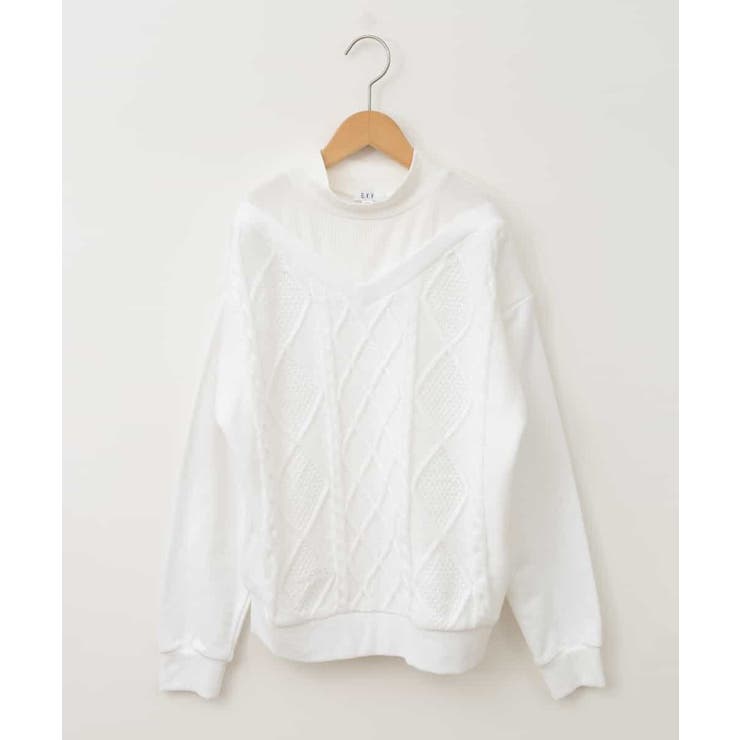 [140-150]ケーブルニットドッキングトレーナー | a.v.v【KIDS】 | 詳細画像27 