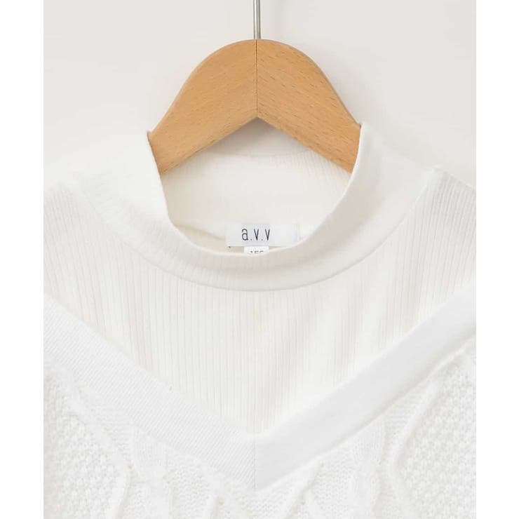 [140-150]ケーブルニットドッキングトレーナー | a.v.v【KIDS】 | 詳細画像29 