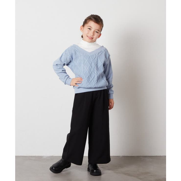 [140-150]ケーブルニットドッキングトレーナー | a.v.v【KIDS】 | 詳細画像6 