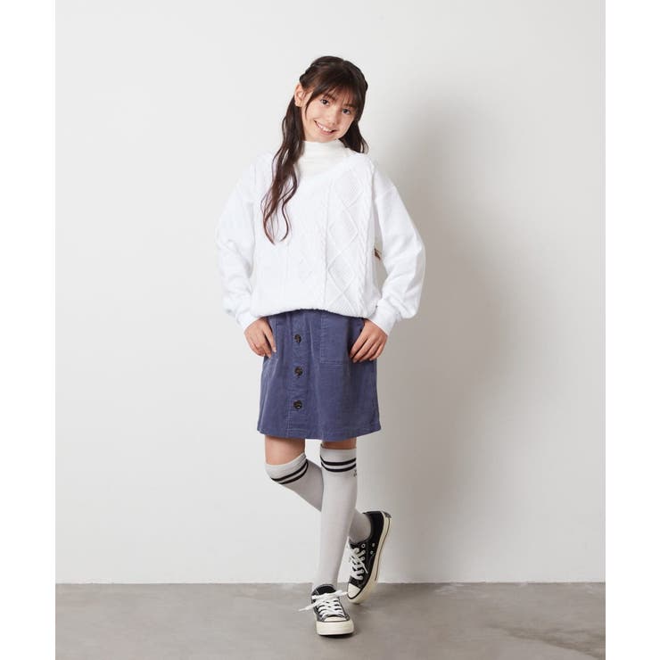 [160]ケーブルニットドッキングトレーナー | a.v.v【KIDS】 | 詳細画像11 