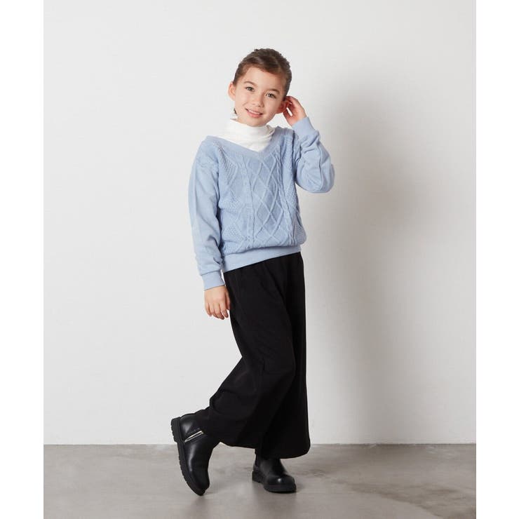 [160]ケーブルニットドッキングトレーナー | a.v.v【KIDS】 | 詳細画像21 