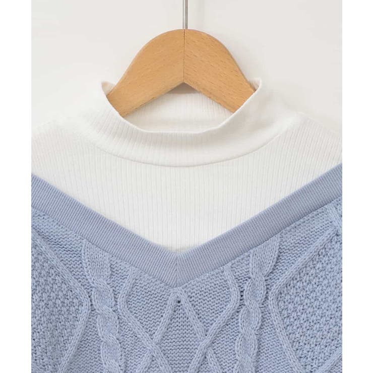 [160]ケーブルニットドッキングトレーナー | a.v.v【KIDS】 | 詳細画像4 