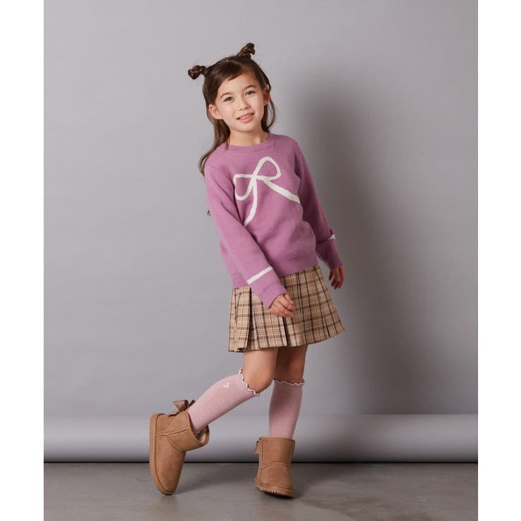 [100-130]ベルト付きプリーツスカパン | a.v.v【KIDS】 | 詳細画像7 