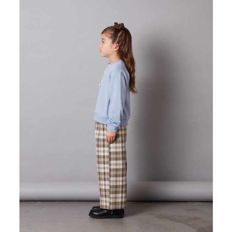 [120-130]サスペンダー付きワイドパンツ | a.v.v【KIDS】 | 詳細画像10 