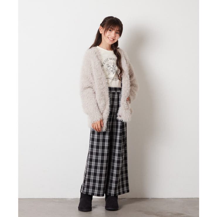 [120-130]サスペンダー付きワイドパンツ | a.v.v【KIDS】 | 詳細画像21 