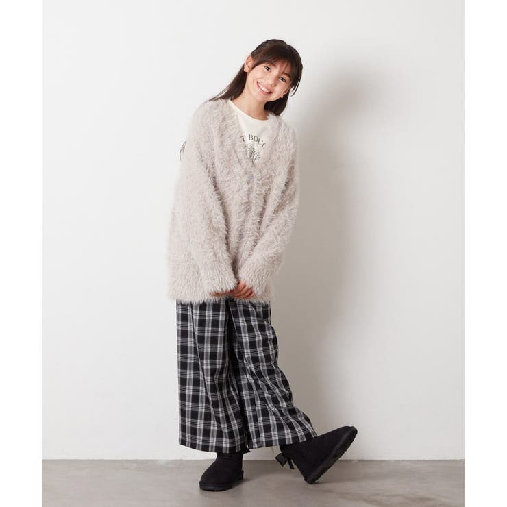 [120-130]サスペンダー付きワイドパンツ | a.v.v【KIDS】 | 詳細画像22 