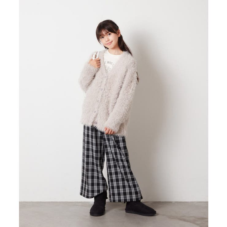 [120-130]サスペンダー付きワイドパンツ | a.v.v【KIDS】 | 詳細画像23 