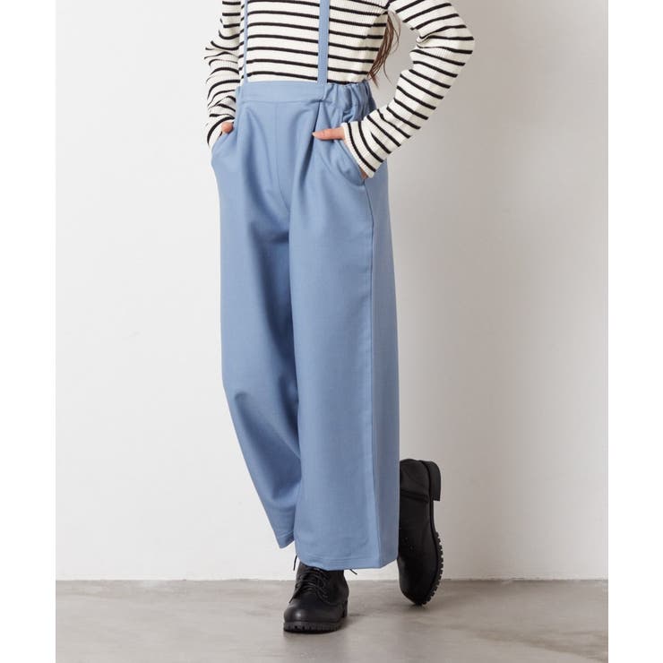 [120-130]サスペンダー付きワイドパンツ | a.v.v【KIDS】 | 詳細画像27 