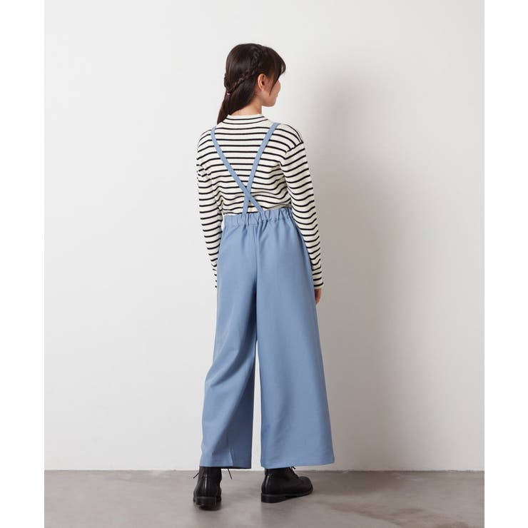 [120-130]サスペンダー付きワイドパンツ | a.v.v【KIDS】 | 詳細画像34 