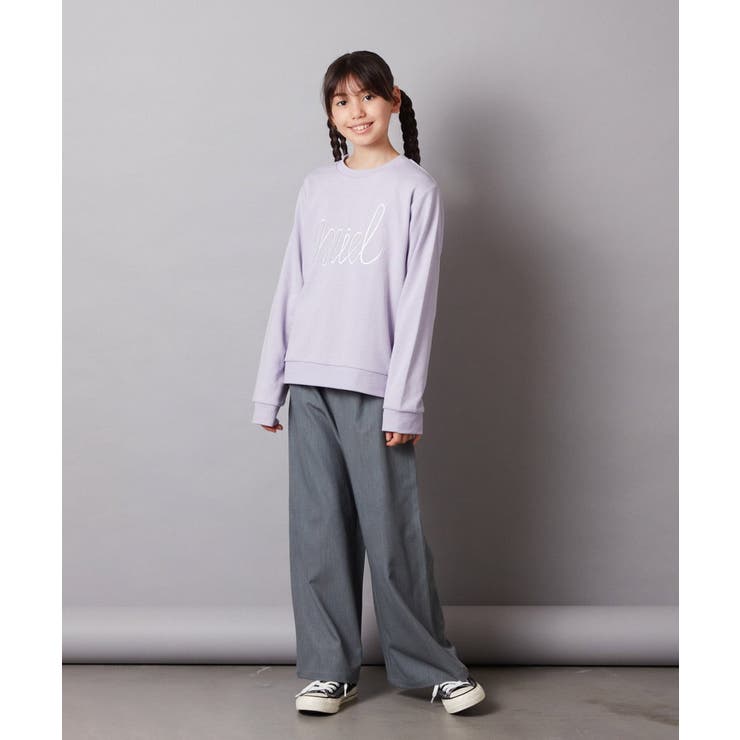 [120-130]サスペンダー付きワイドパンツ | a.v.v【KIDS】 | 詳細画像38 