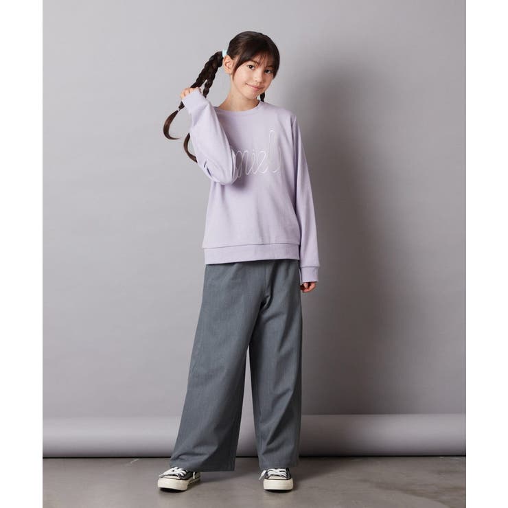 [120-130]サスペンダー付きワイドパンツ | a.v.v【KIDS】 | 詳細画像39 