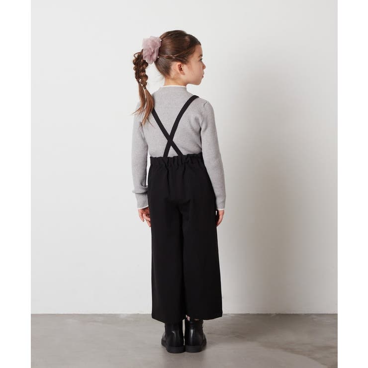 [120-130]サスペンダー付きワイドパンツ | a.v.v【KIDS】 | 詳細画像49 